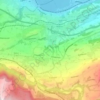 Wollerau topographic map, elevation, terrain