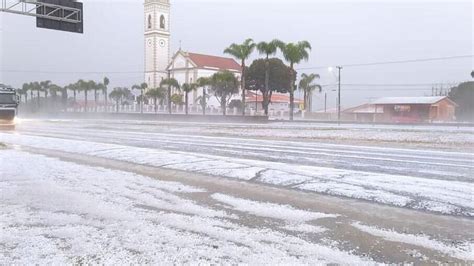 Forte Tempestade De Granizo Atinge Curitiba Nesta Segunda Feira