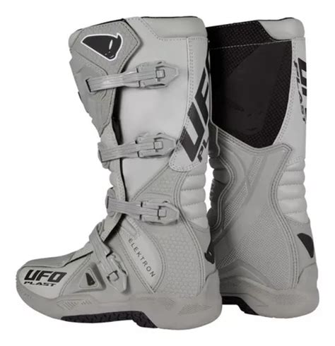 Botas Ufo Adulto Elektron Gris Motocross Atv Enduro Mx