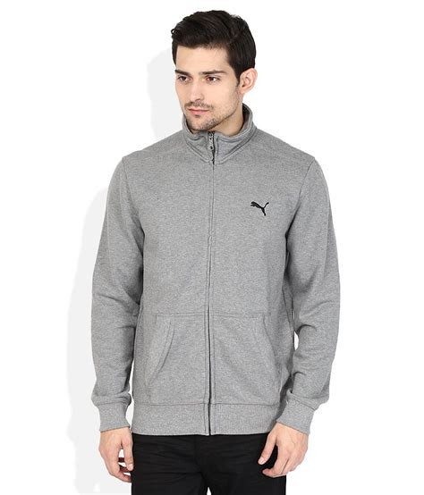 Puma Grey Casual Jacket Buy Puma Grey Casual Jacket Online At Low