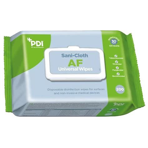 Chusteczki PDI Sani Cloth AF Do Dezynfekcji Powierzchni 200szt