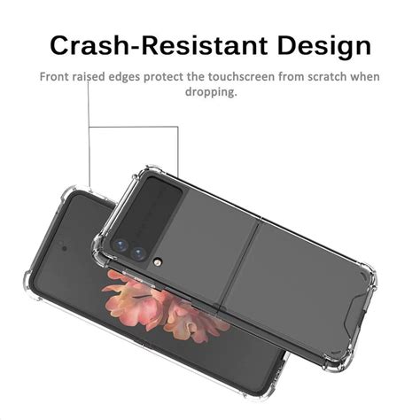 For Samsung Galaxy Z Flip Heavy Duty Soft Clear Shockproof Slim Case