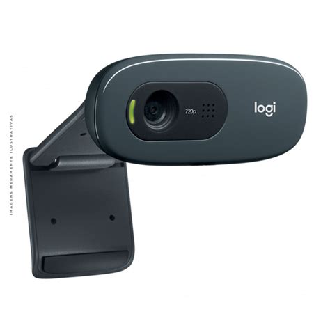 Webcam HD Logitech C270 Microfone Embutido Techno Space