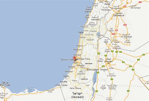 Bat Yam Map and Bat Yam Satellite Image