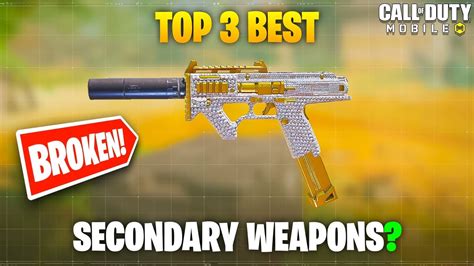 Top 3 Best Secondary Weapons In Cod Mobile With Best Gunsmith CODM