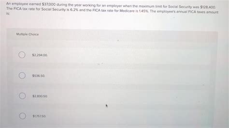 Solved An Employee Earned 37 000 During The Year Working Chegg