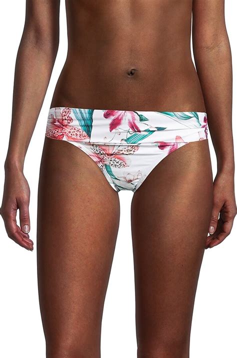 La Blanca Flyaway Floral Ruched Bikini Bottoms Shopstyle Two Piece