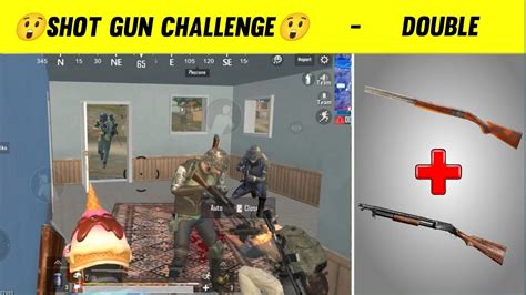 Shot Gun Challengt Video Pubg Mobile Lite Rush Gameplay Battle Lobby 🔥 Youtube