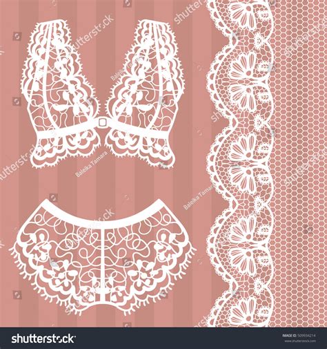 Hand Drawn Lingerie Panty Bra Set Stock Vector Royalty Free 509934214 Shutterstock