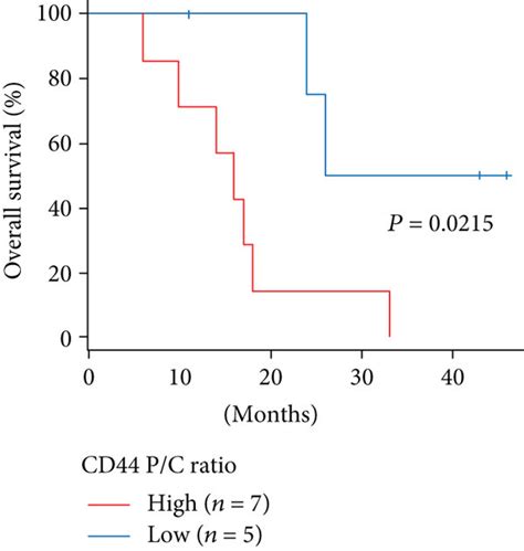 A Relationship Between The P C Ratio For Cd44 Expression And Tumor Download Scientific