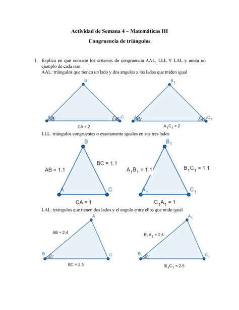 Matemáticas III Actividad semana 4 Actividad de Semana 4