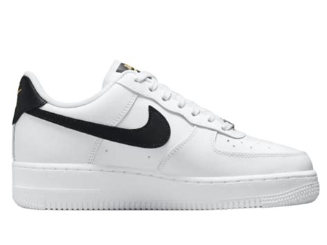 Nike Air Force 1 Low 07 Essential White Black Gold W