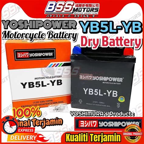 Yb L Bateri Motorsikal Yoshipower Battery Yb L Yb Sm Sport Rider E