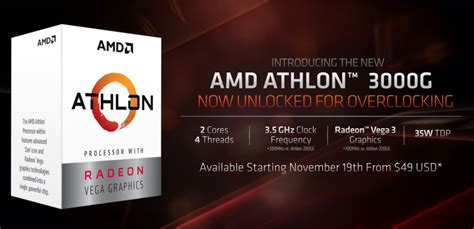 AMD Athlon 3000G Review 2020 PCMag UK