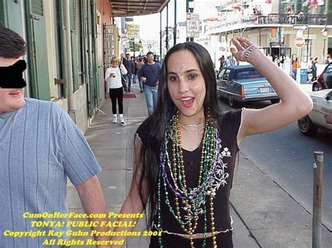 106 Tonya Public Facial 1057 Porn Pic