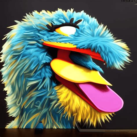 Sesame Street Big Bird Cookie Monster Friends · Creative Fabrica