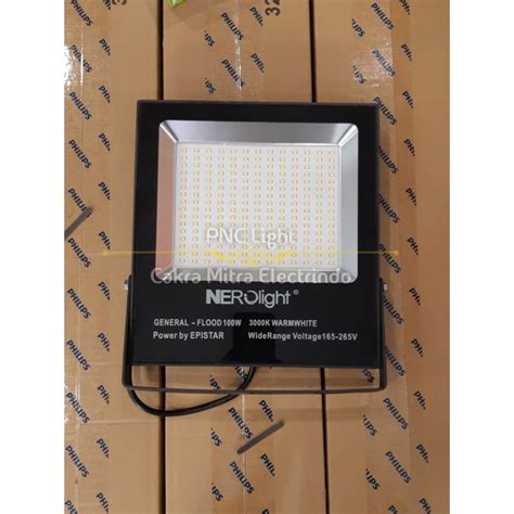 Jual Nerolight Lampu Led Sorot Flood Light Led W Kuning Shopee