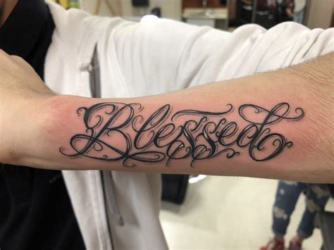 Blessed Tattoo | 문신, 팔 타투, 남자 타투