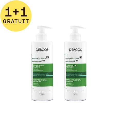 Vichy Dercos Anti Pelliculaire Ds Shampooing Traitant Cheveux Normaux