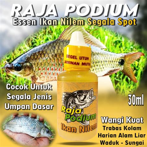 Jual Raja Podium Essen Umpan Mancing Ikan Nilem Harian Liaran Paling