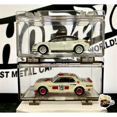 Hộp Mica bảo vệ và trưng bày xe mô hình Hot Wheels Tomica tỉ lệ và Bearbrick Shopee