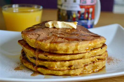 Spiced Pumpkin And Oat Pancakes Gluten Free Dairy Free