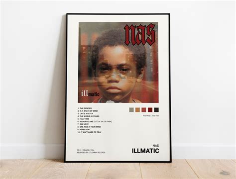 Nas - Illmatic Album Cover Poster | Architeg Prints