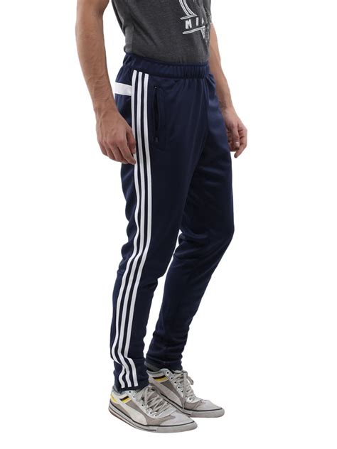 Track Pants Adidas Men Navy Blue Football Track Pants Unique Fashion