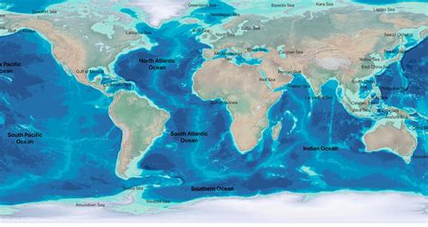 Los Mares Del Mundo Nombres Y Ubicaciones Para Explorar