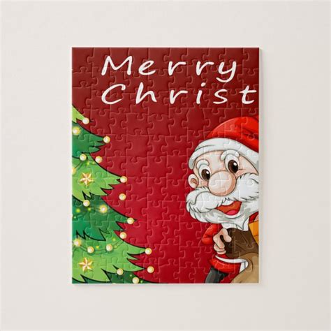 Christmas card jigsaw puzzle | Zazzle.co.uk