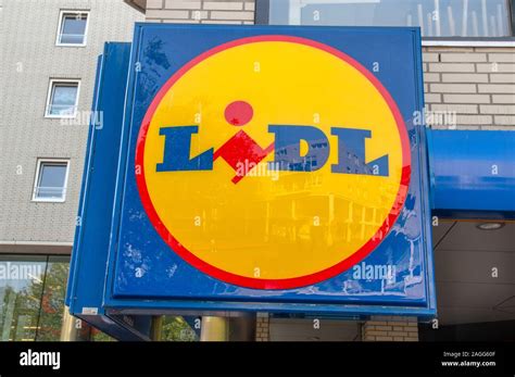 Billboard Lidl Supermarket At The Bijlmer Amsterdam The Netherlands