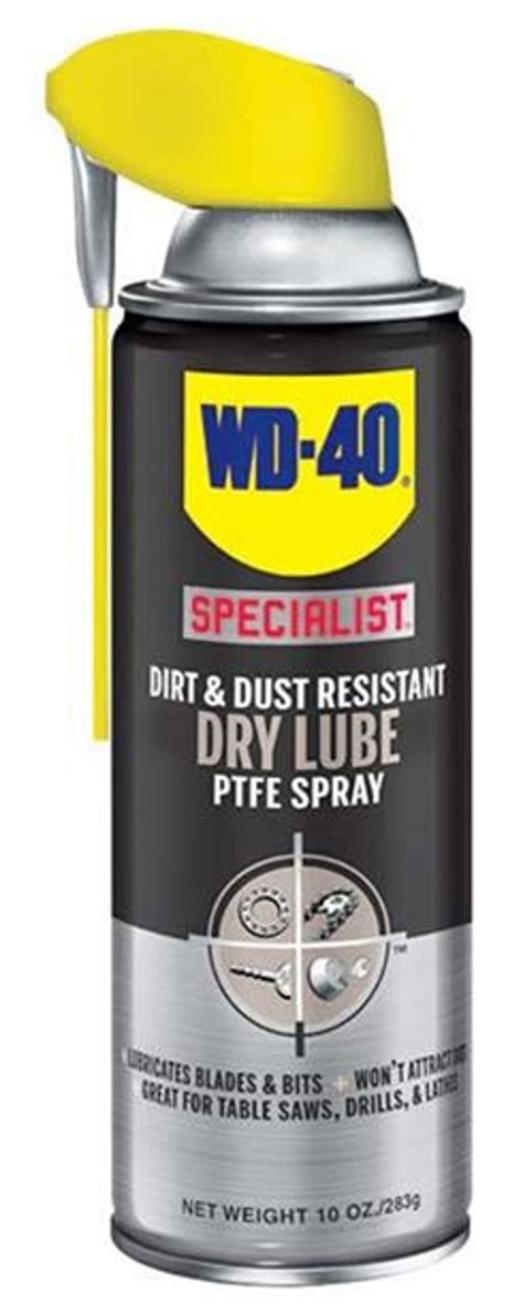 WD-40 Dirt & Dust Resistant Dry Lubricant Spray #300059, 10 oz. - 81-006-210 - Penn Tool Co., Inc