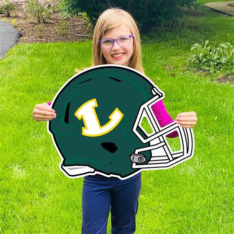 Football — Longview High School — Custom Lawn Sign