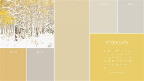 February 2021 Wallpaper with Calendar for iPhone and Desktop