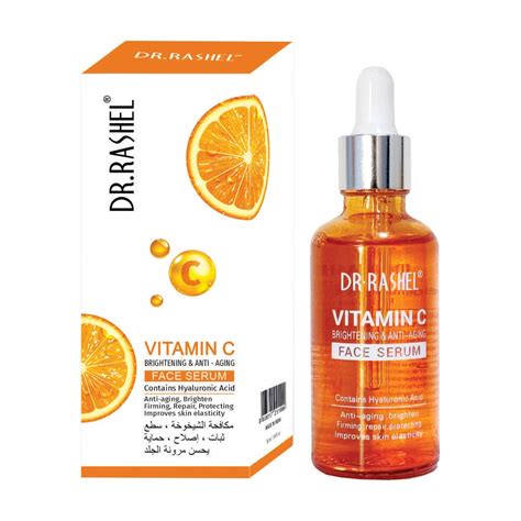 Dr Rashel Vitamin C Face Serum For Brightening Anti Aging Orange 50