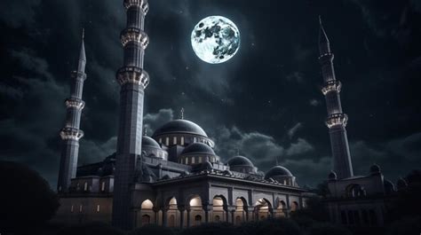 Premium AI Image | blue mosque country blue mosque blue mosque at night ...