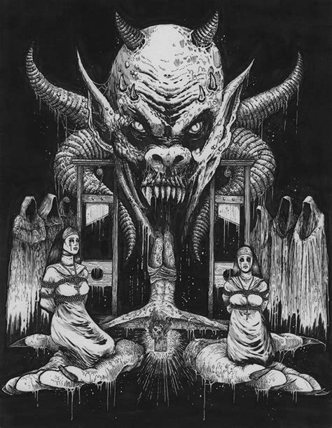 Pin By Brandon Laurent On Hellthrone Satanic Art Dark Fantasy Art