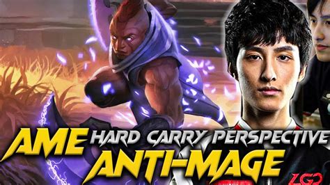 How To Mvp Ame Use Anti Mage The Hard Carry Dota Pro Full Gameplay