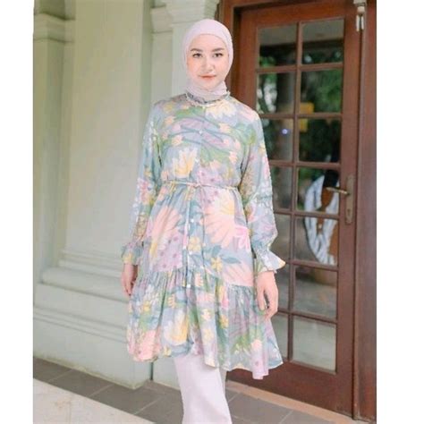 Jual Carla Tunic By Mielkhahijab Shopee Indonesia