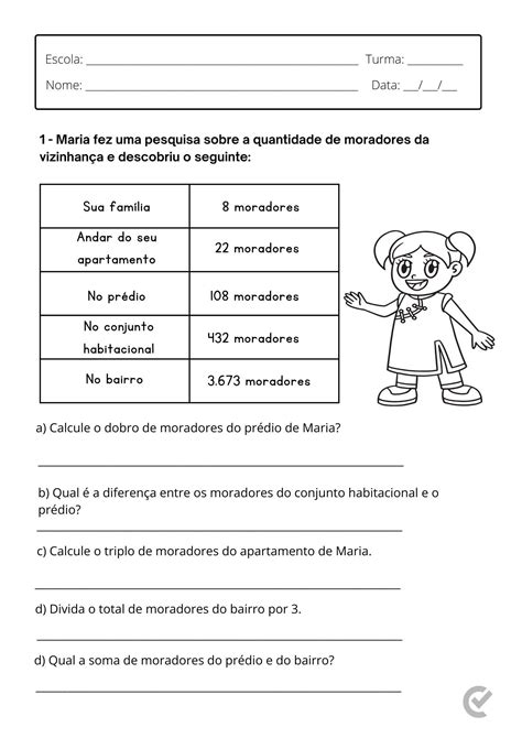 21 Atividades de Matemática para 5º ano