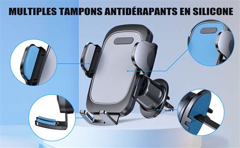 Mohard Support Telephone Voiture Support Grille D A Ration Porte