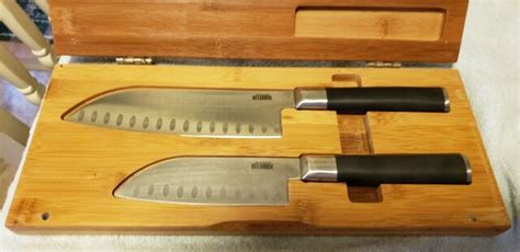 Belgique Tools Of The Trade Knife Set In Bamboo Box Stainless China Ebay