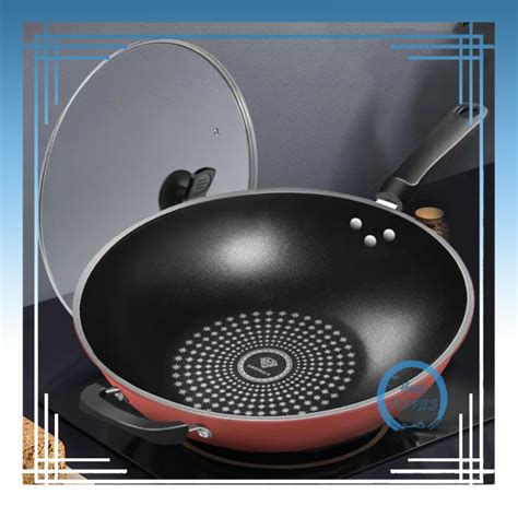 32CM/34CM Nonstick Frying Pan with Lid, Non Toxic PFOA Free, Even ...