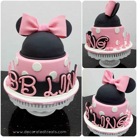 Minnie Mouse Cake Design | Decorated Treats