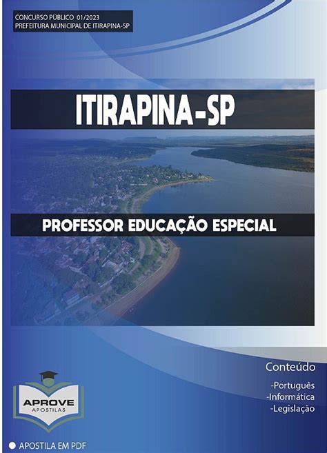 APOSTILA ITIRAPINA PROFESSOR EDUCAÇÃO ESPECIAL Aprove Apostilas