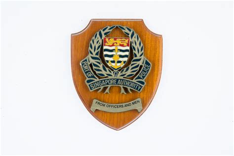 Port of Singapore Authority Police Plaque - APB Stories