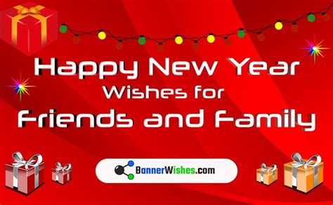 100+ Best Happy New Year Wishes for Friends - Banner Wishes