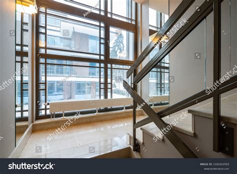 Modern Interior Entrance Luxury Residential Apartment Stock Photo ...