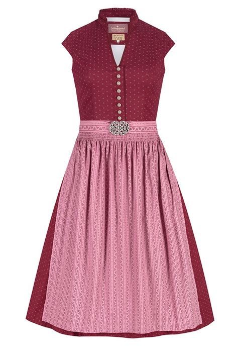 Lieblingsgwand Midi Dirndl Cm Rot Altrosa Kaufland De