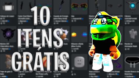 Como Pegar 10 Itens GrÁtis No Roblox Muito FÁcil Youtube